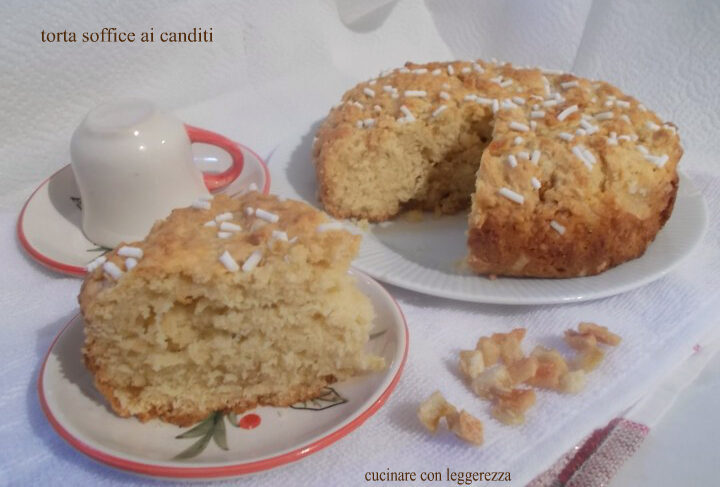 Torta soffice ai canditi