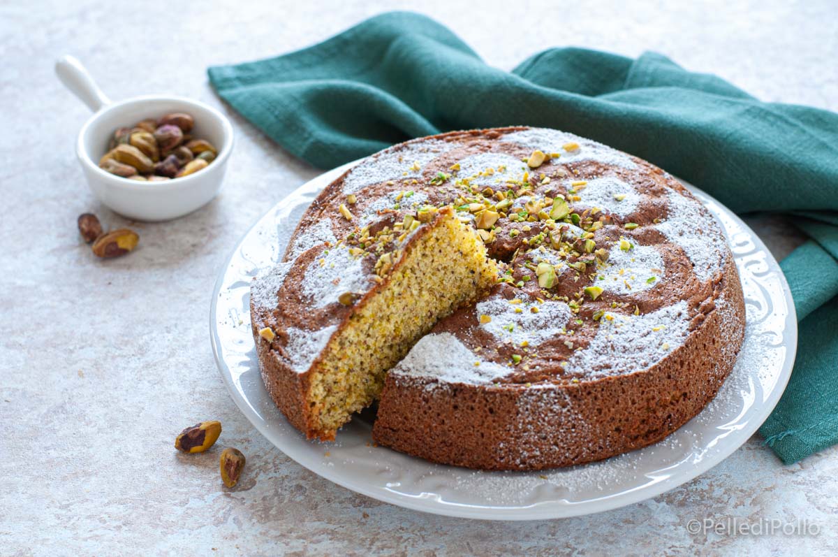 Torta soffice ai pistacchi