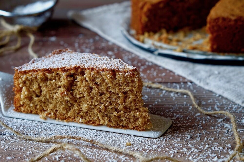 Torta soffice al caffè e cocco