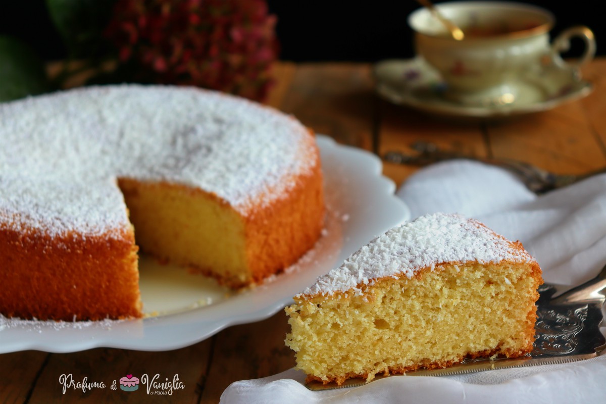 Torta soffice al cocco