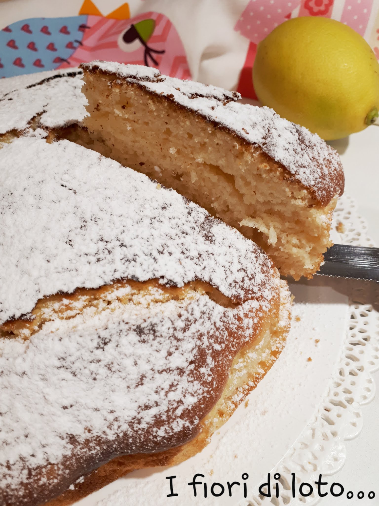 Torta soffice al limone (senza burro)