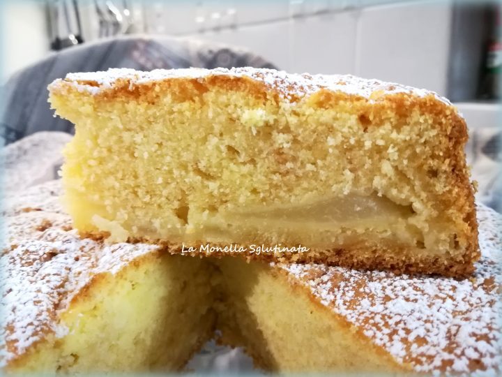 Torta soffice alla panna e pere
