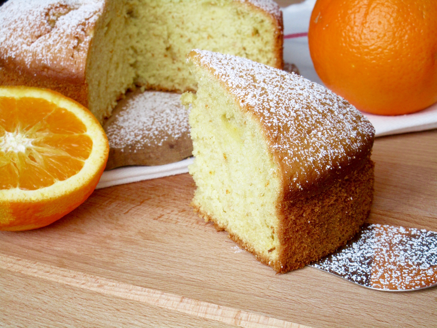 Torta soffice all’arancia