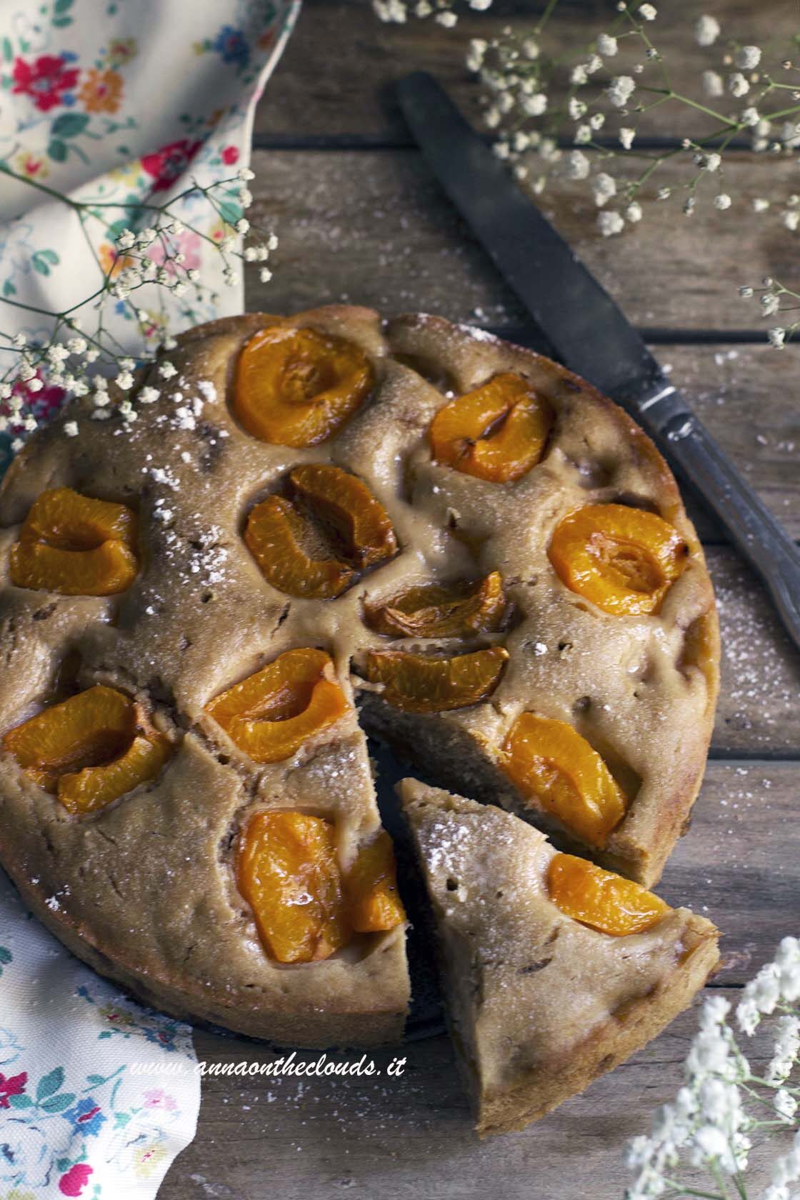 Torta soffice alle albicocche: ricetta vegan e senza glutine