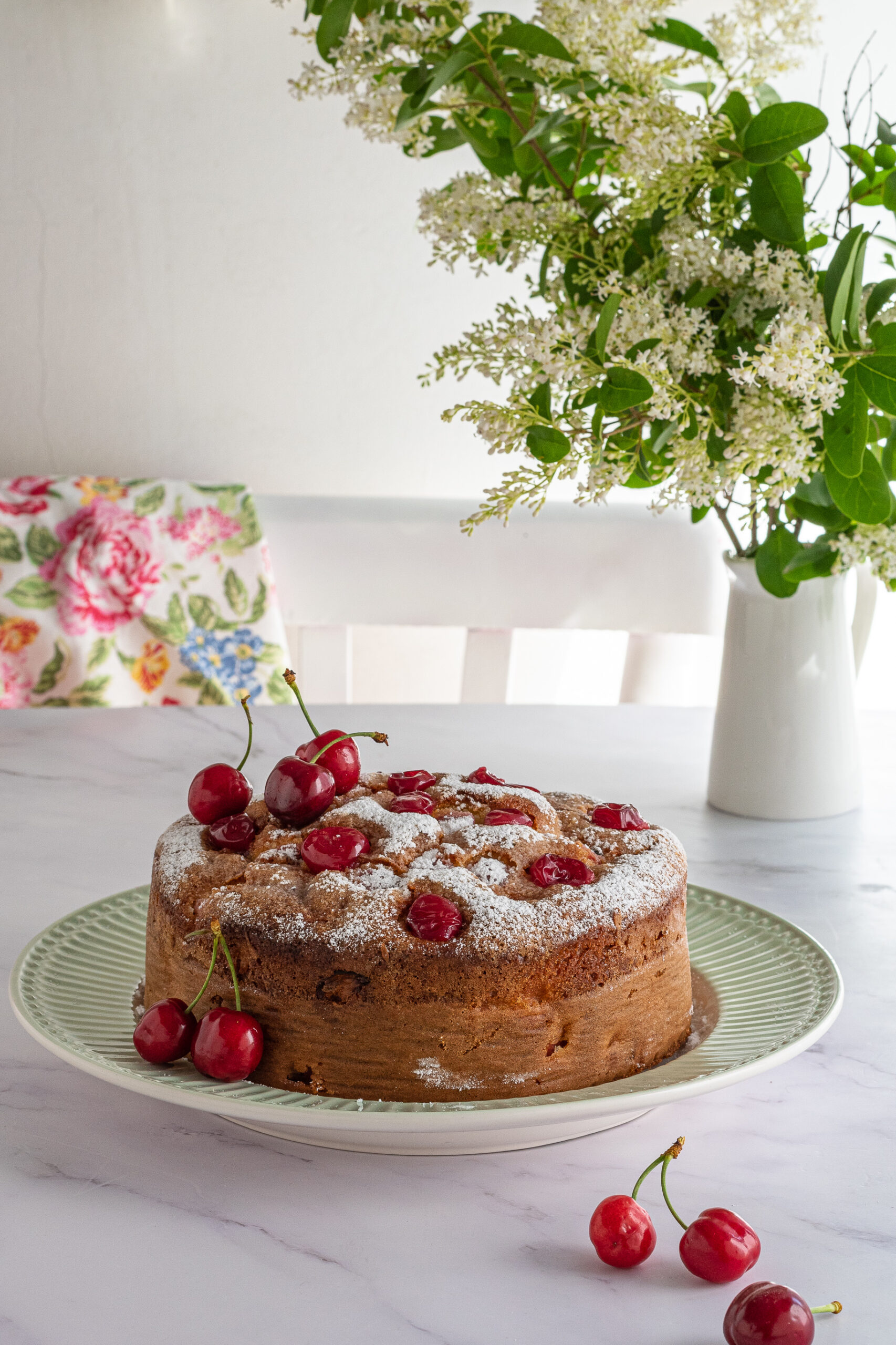 Torta soffice alle ciliegie