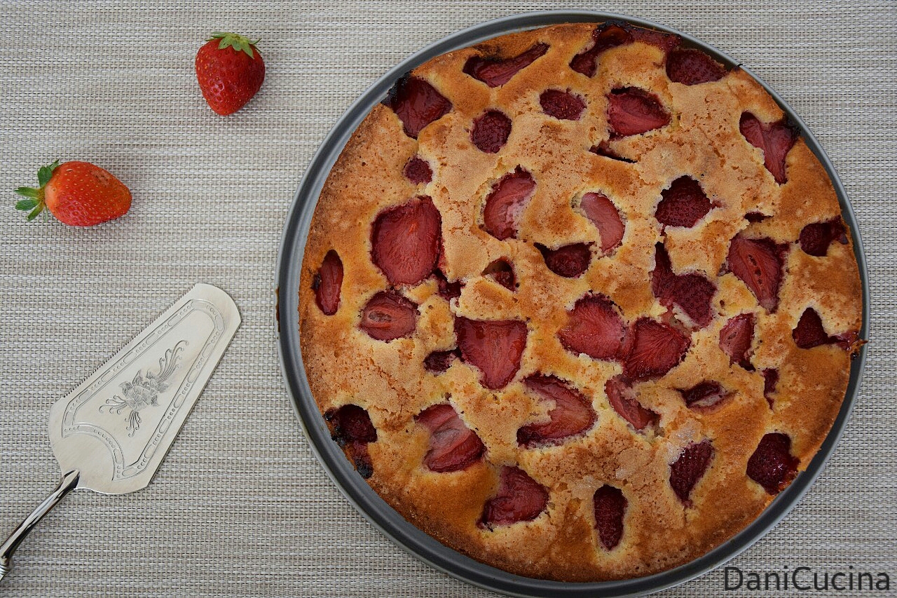 Torta soffice alle fragole