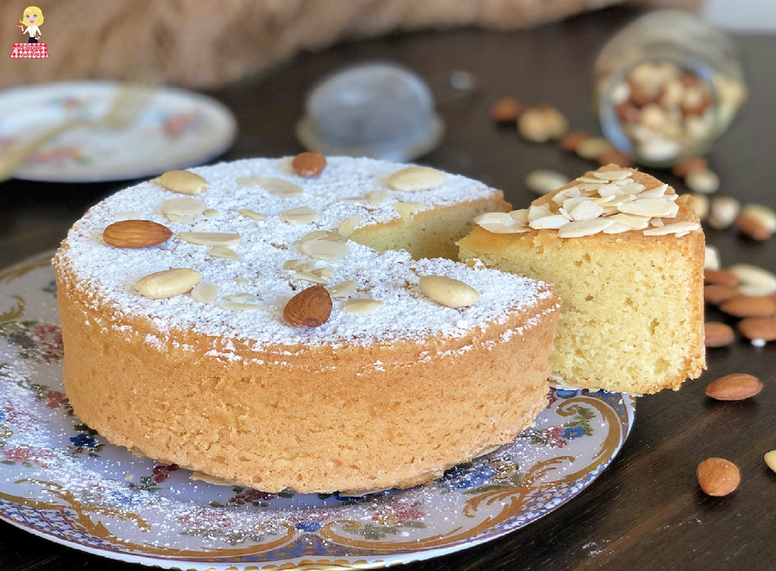 Torta soffice alle mandorle