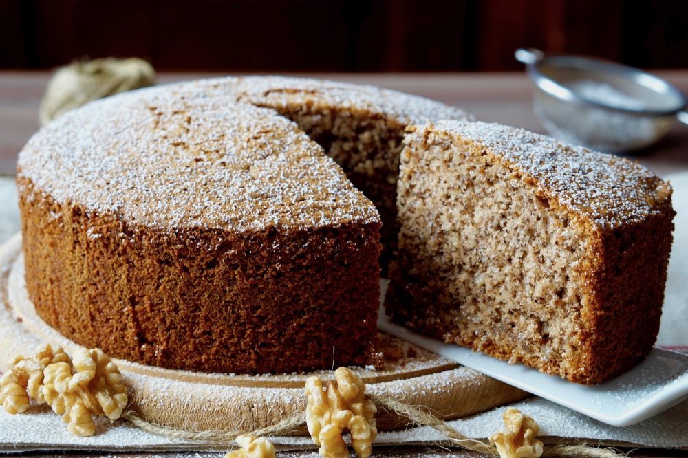 Torta soffice alle noci
