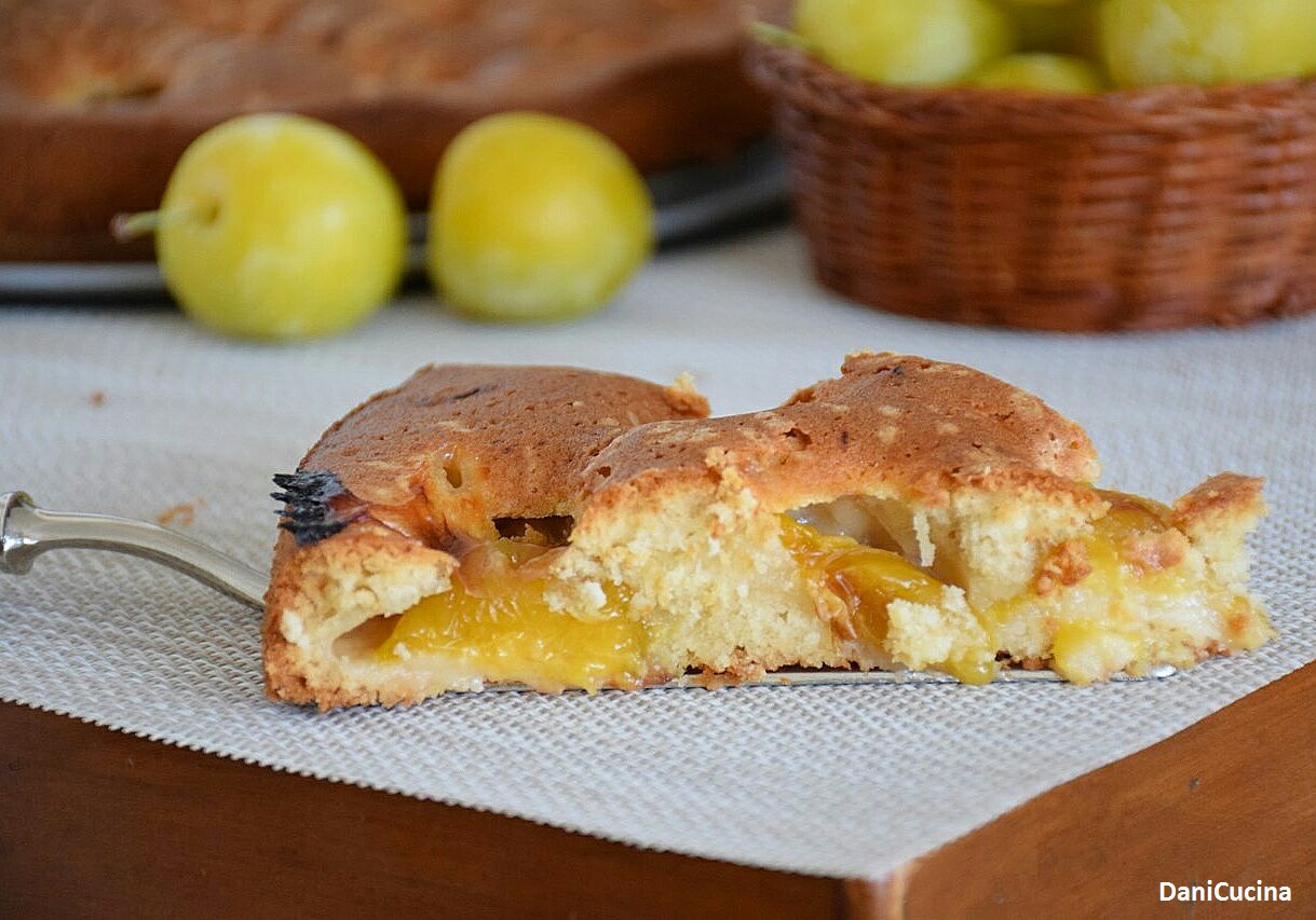Torta soffice alle susine