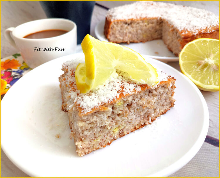 Torta soffice cocco limone e zenzero