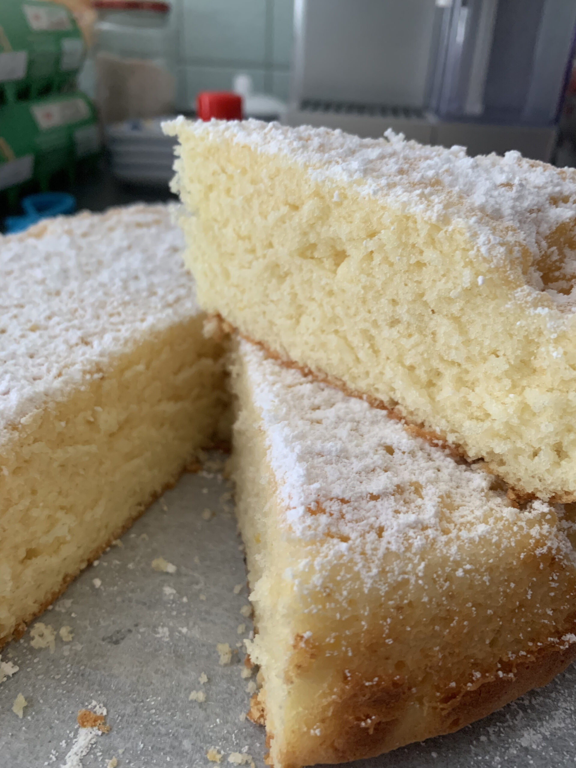 Torta soffice con limone biologico