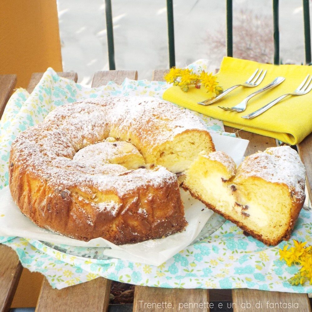 Torta soffice cuore di ricotta 