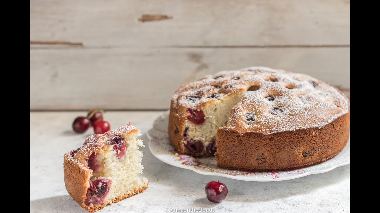 Torta soffice di ciliegie – ricetta senza burro