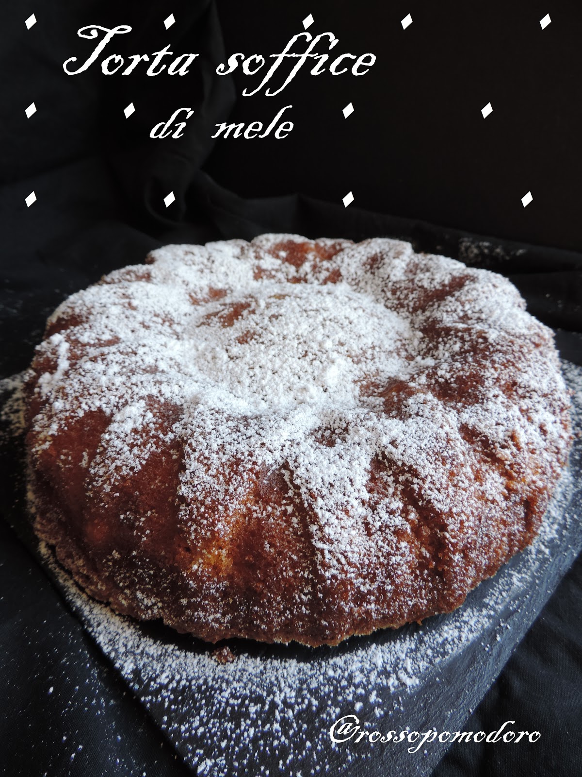 Torta soffice di mele ( senza burro )