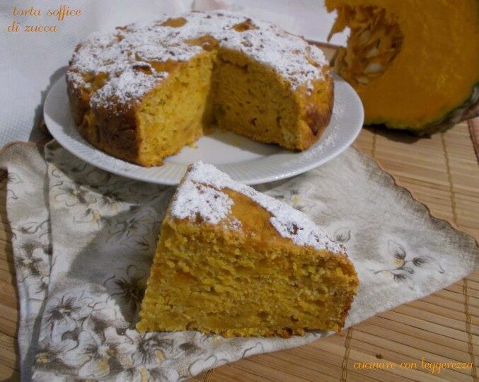 Torta soffice di zucca