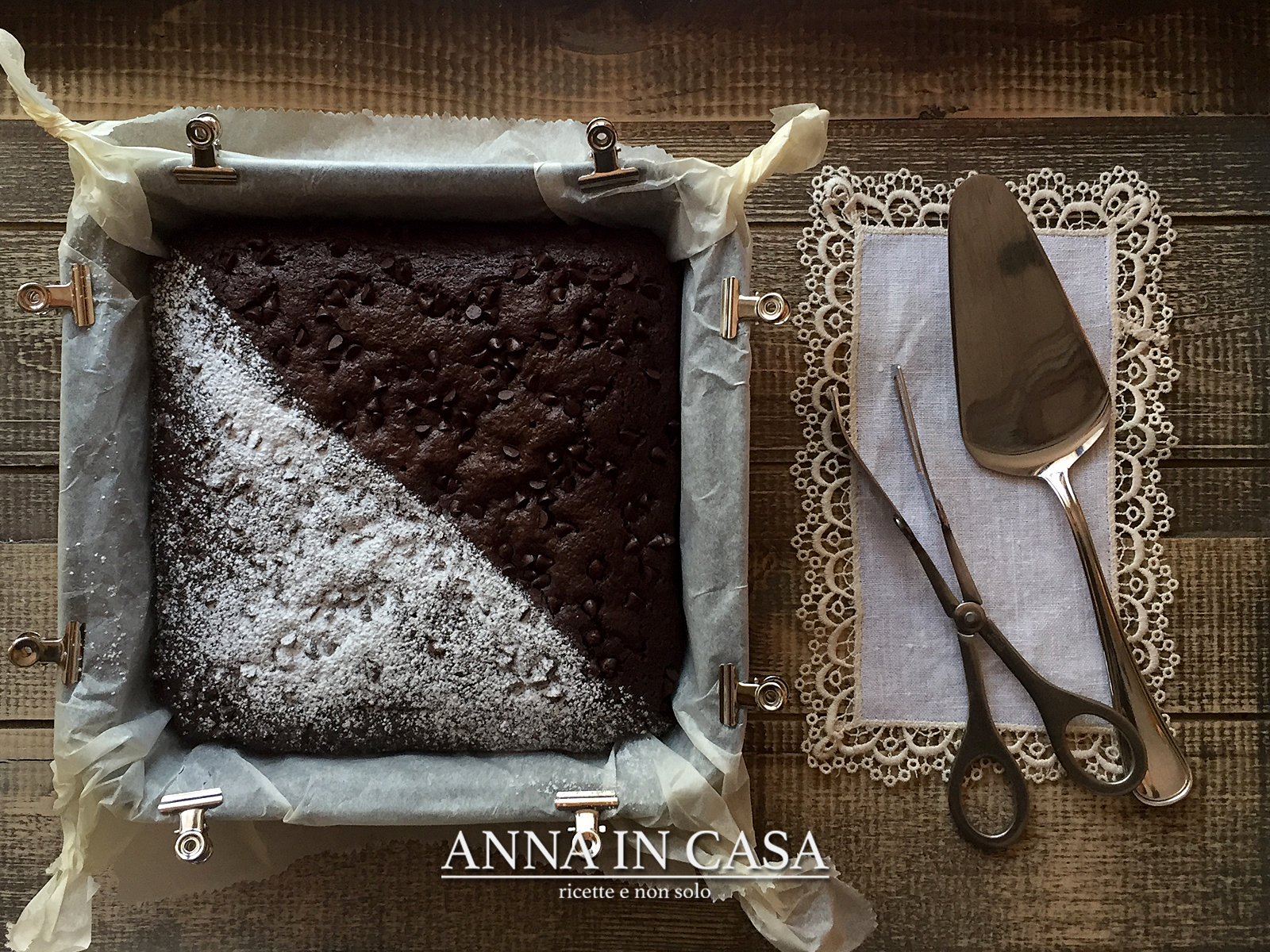 Torta soffice doppio cioccolato