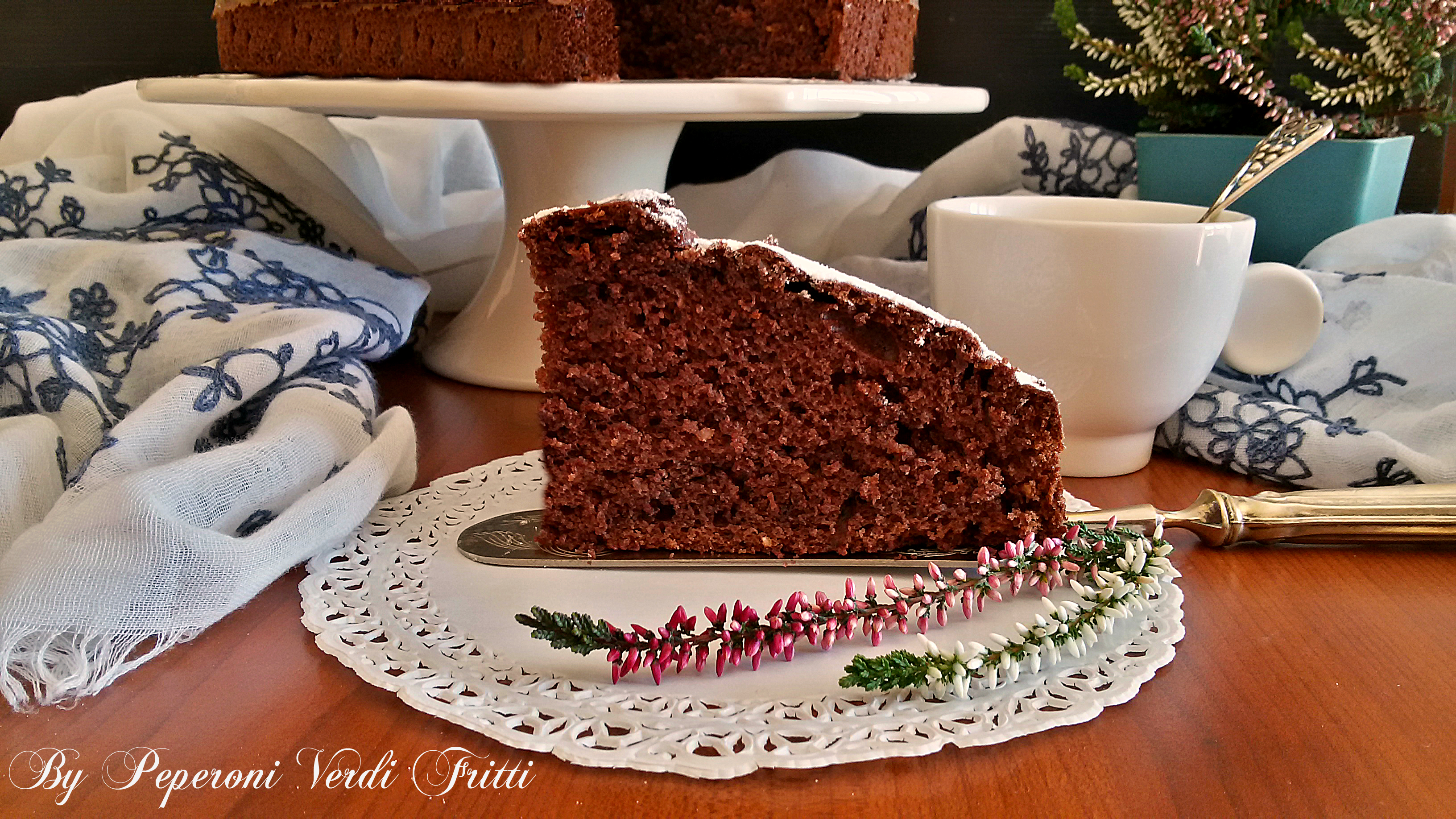 Torta soffice mascarpone cioccolato e rum