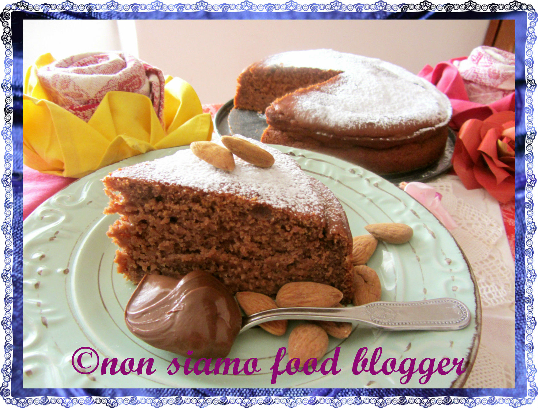 Torta soffice yogurt e nutella (senza burro, uova, olio e latte)