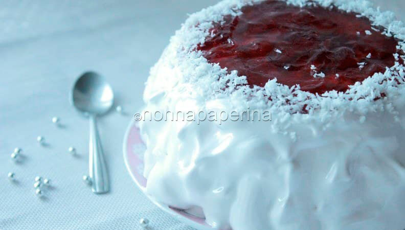 Torta sogno al cocco e corniole