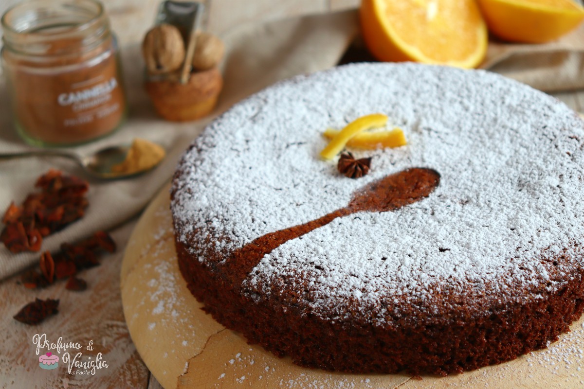 Torta speziata all’arancia