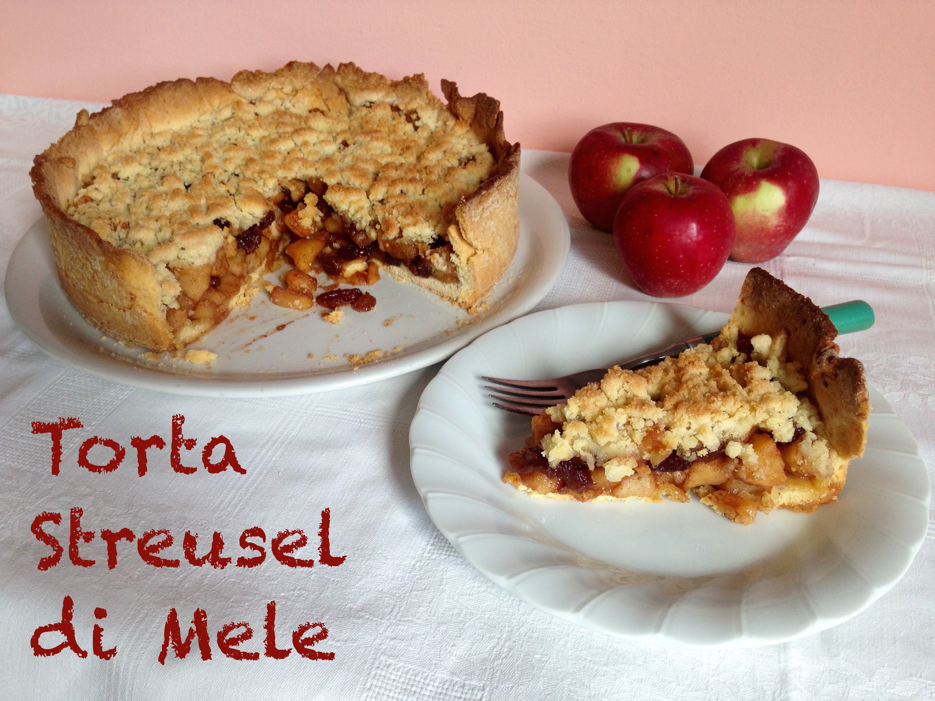 Torta Streusel di Mele