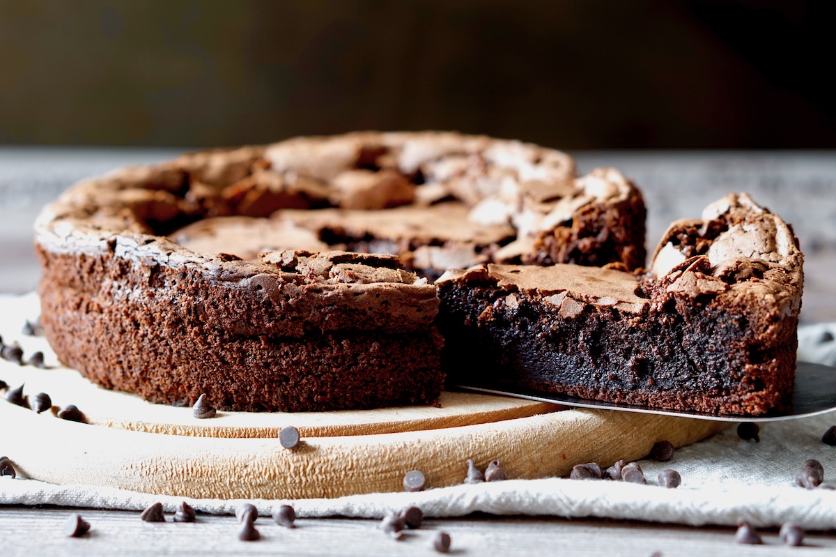 Torta tenerina al cioccolato al latte