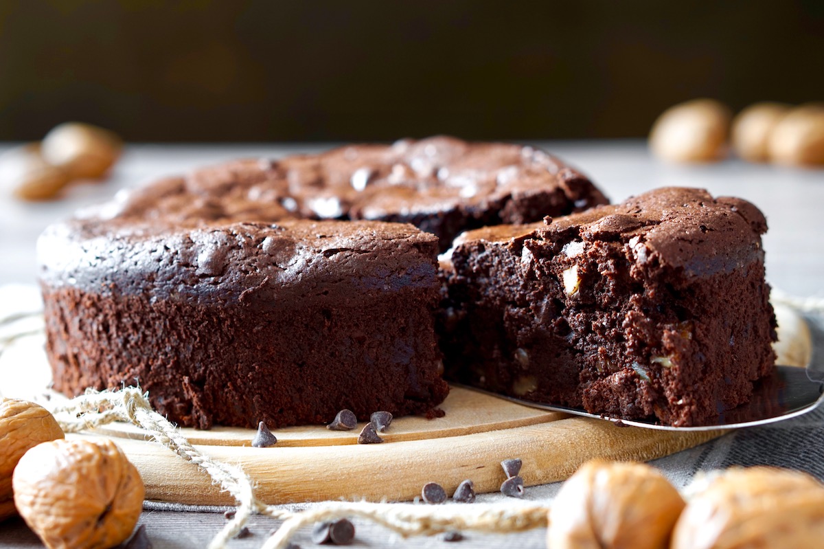 Torta tenerina alle noci