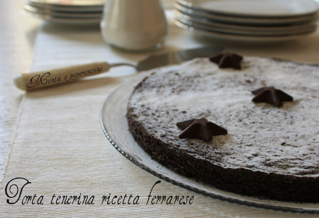 Torta tenerina ricetta ferrarese