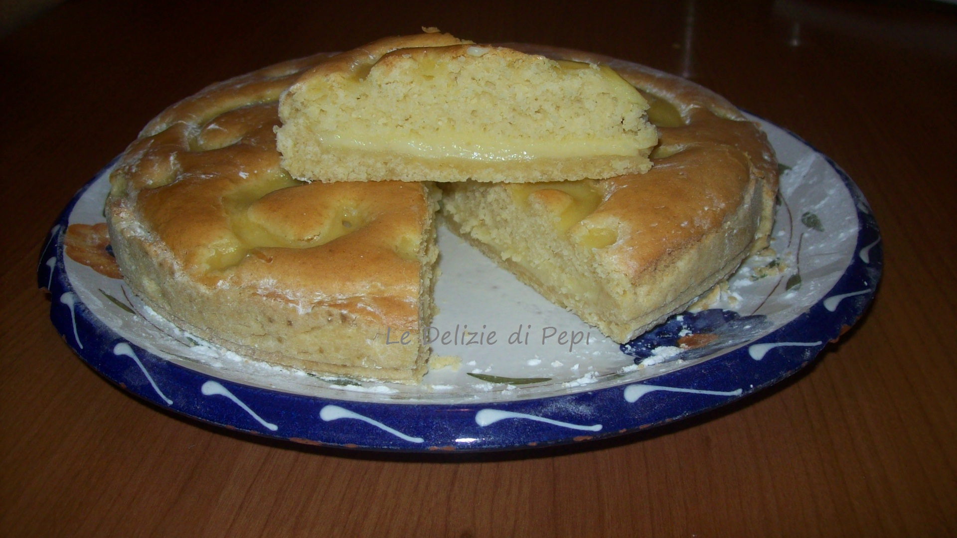 Torta tre strati al limone