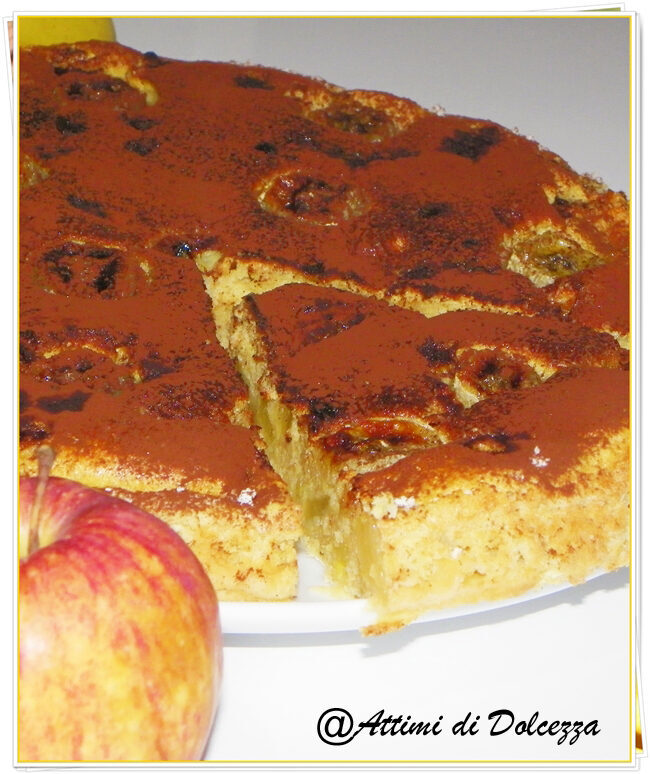 Torta umida light con frutta