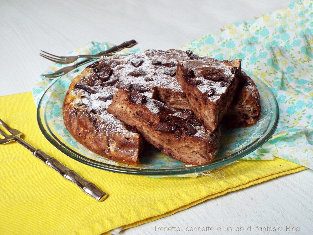 Torta variegata ricotta e cacao