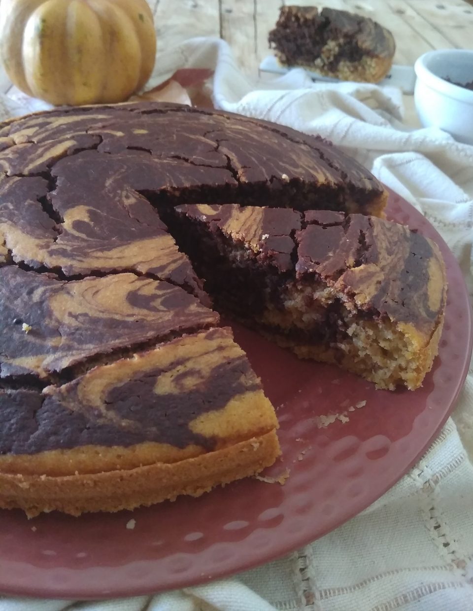 Torta veg zucca e cacao