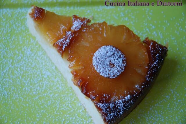 Torta vegan all’ananas