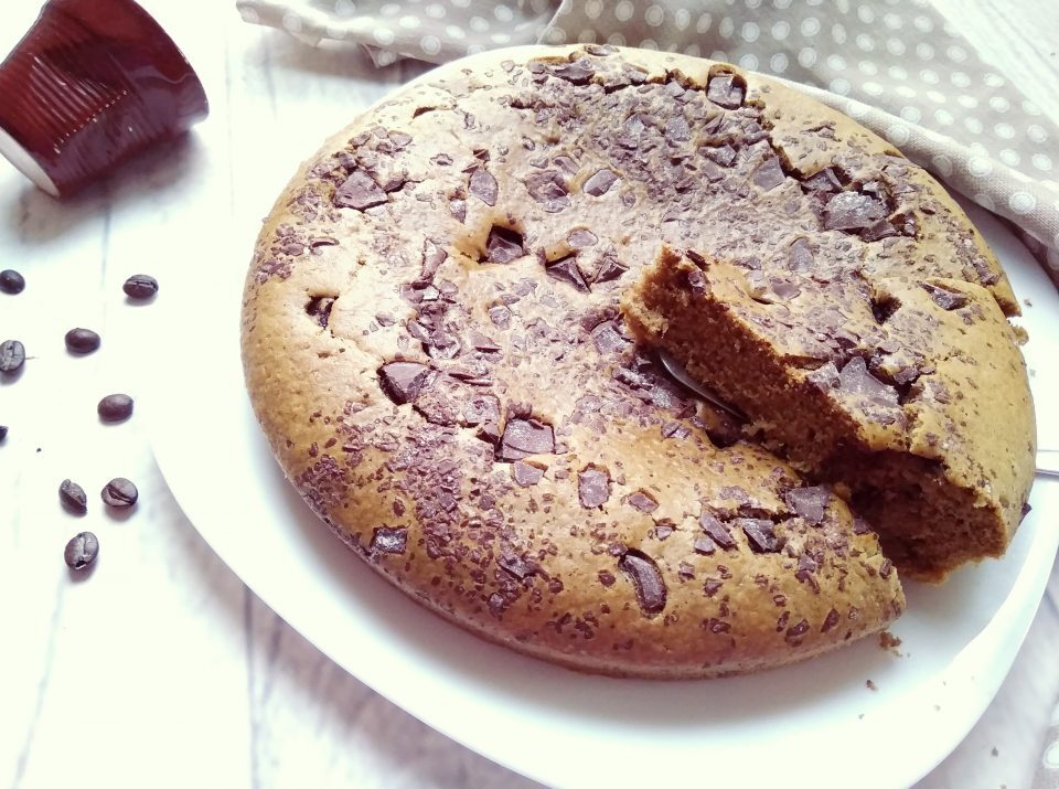 Torta vegana caffè e cioccolato