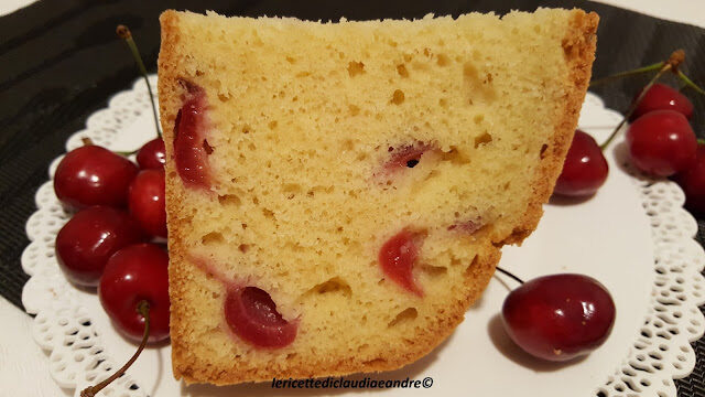 Torta veloce alle ciliegie, senza burro e senza latte
