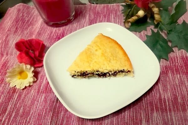 Torta veloce cocco e nutella, con bimby e senza