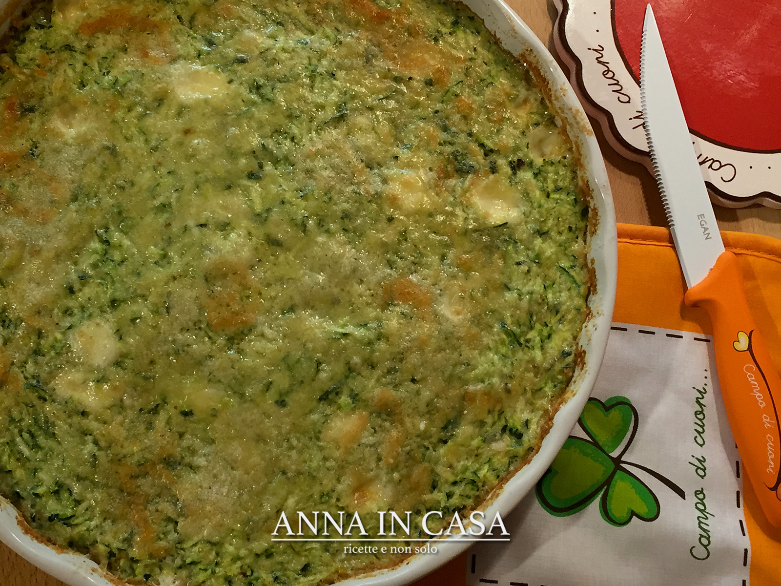 Torta veloce di zucchine