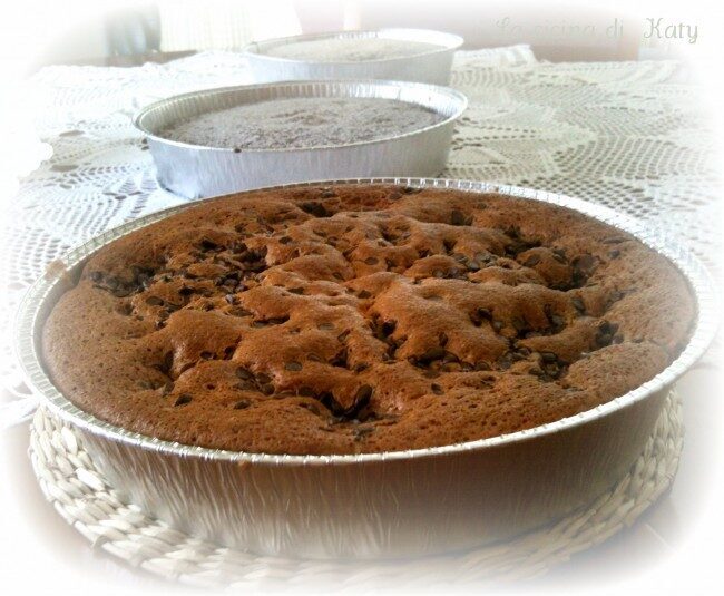 Torta yogurt e gocce di cioccolato