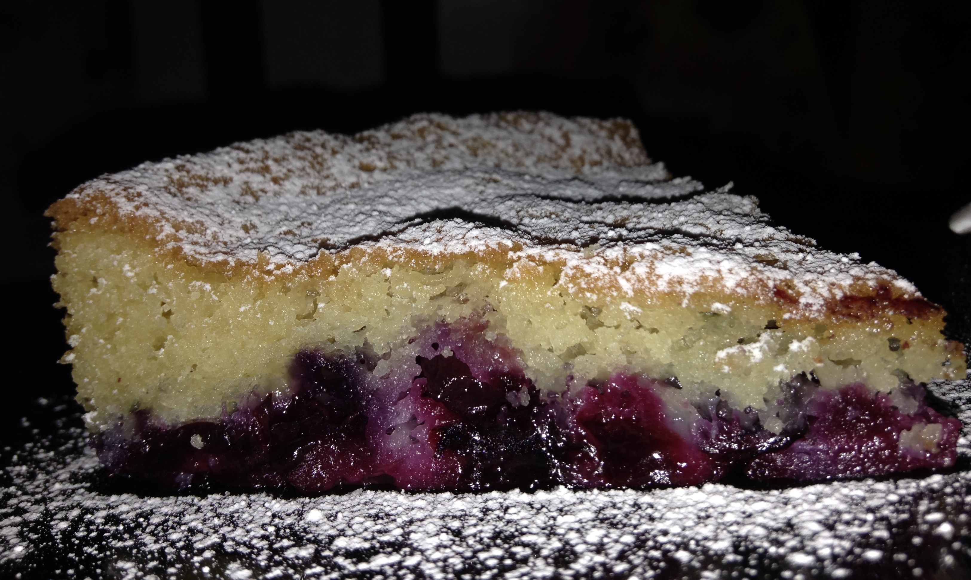 Torta yogurt e mirtilli