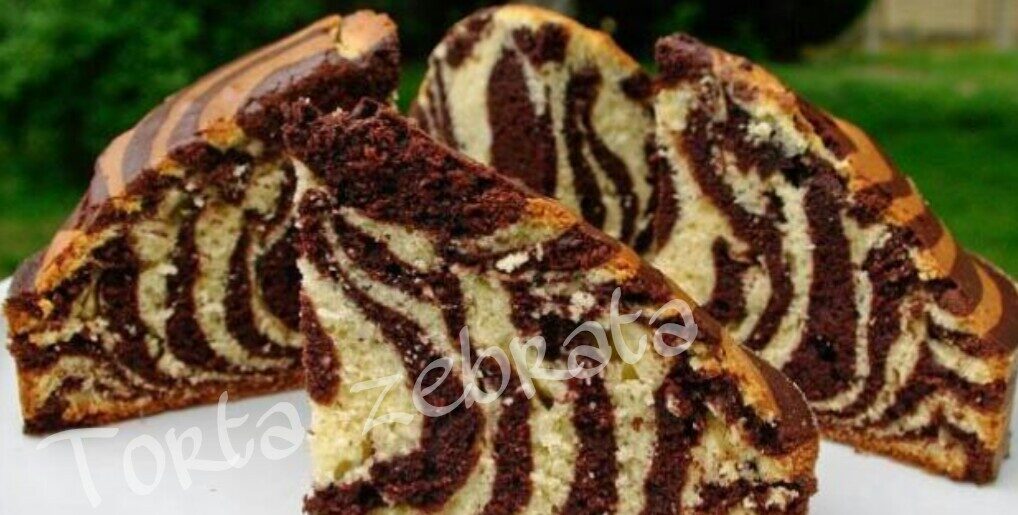 Torta zebrata con yogurt