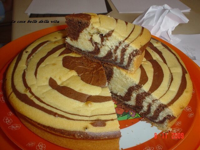 Torta zebrata