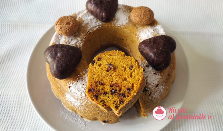 Torta zucca e amaretti