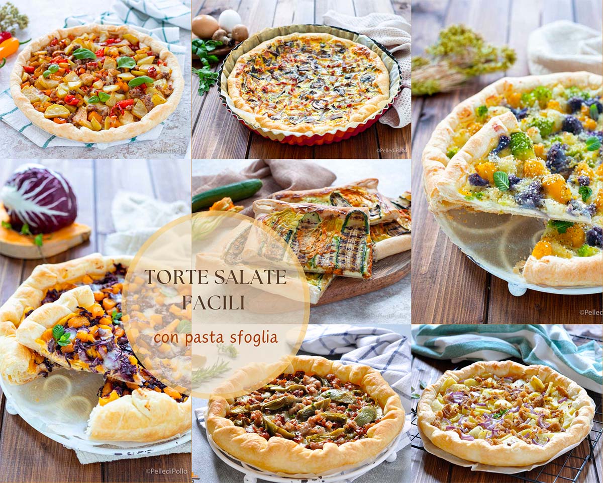 Torte salate facili con pasta sfoglia