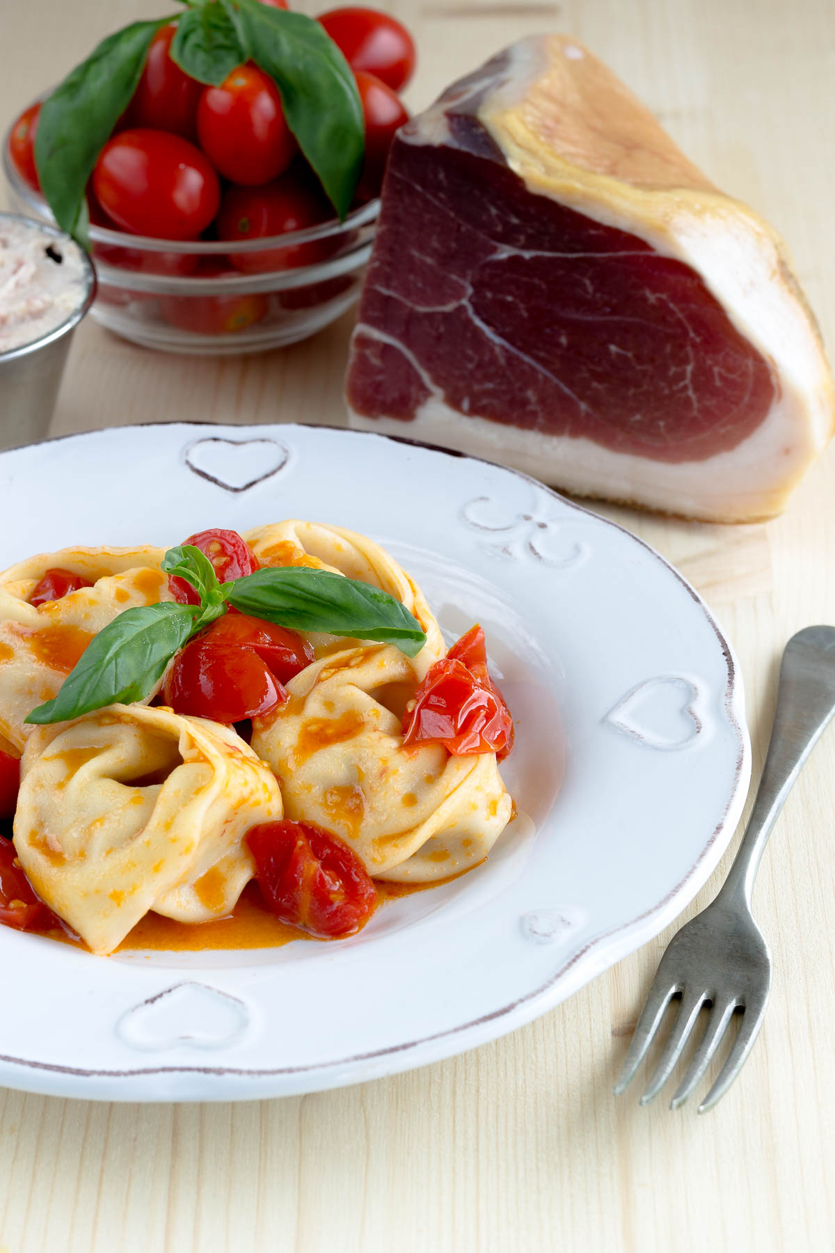 Tortelli con prosciutto di modena dop