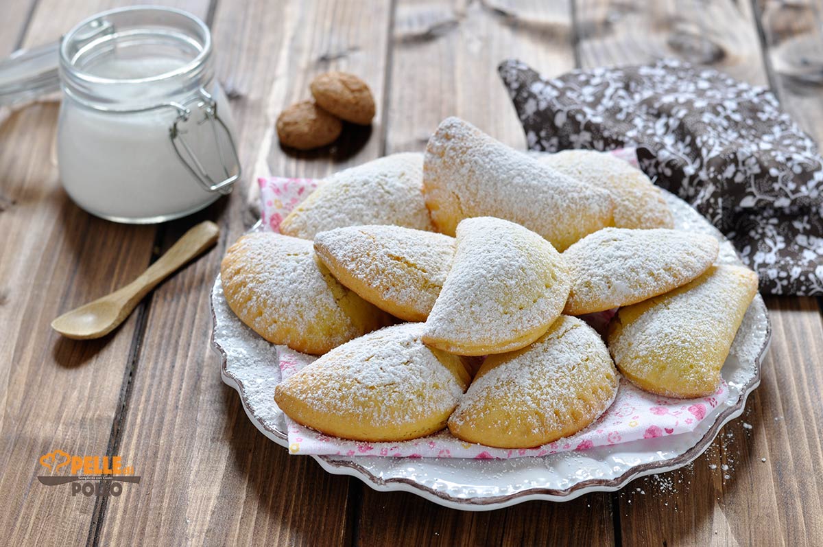 Tortelli dolci con marmellata al forno