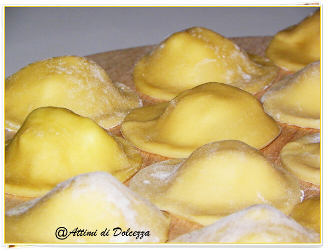 Tortelli ripieni di ricotta e mascarpone