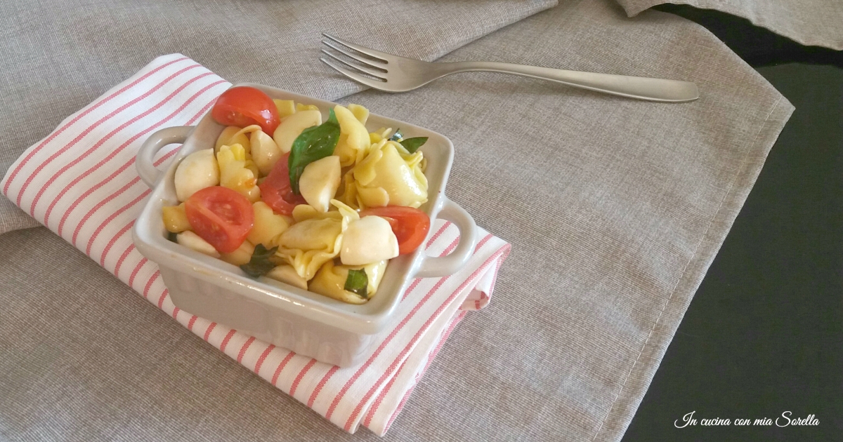 Tortellini freddi tricolore