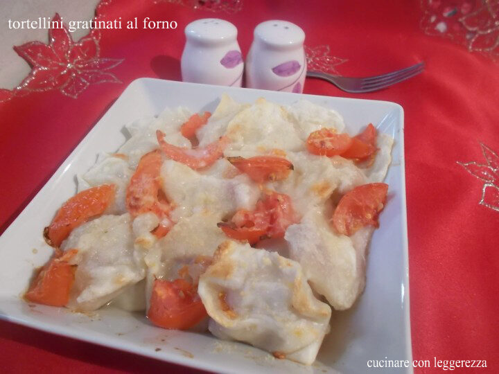 Tortellini gratinati al forno