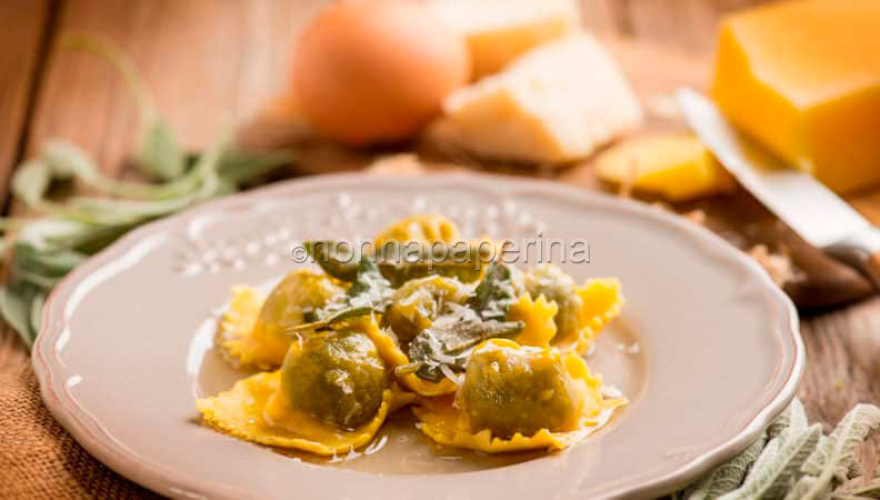 Tortello alle erbe amare, un piatto con sentori fuori dal comune
