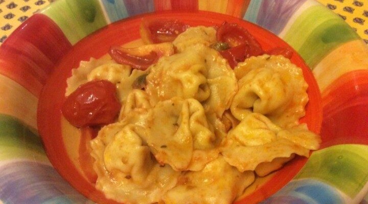 Tortelloni ripieni di merluzzo e ricotta